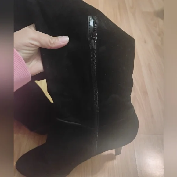 Worthington Black Over the Knee Boots - Picture 3 of 5